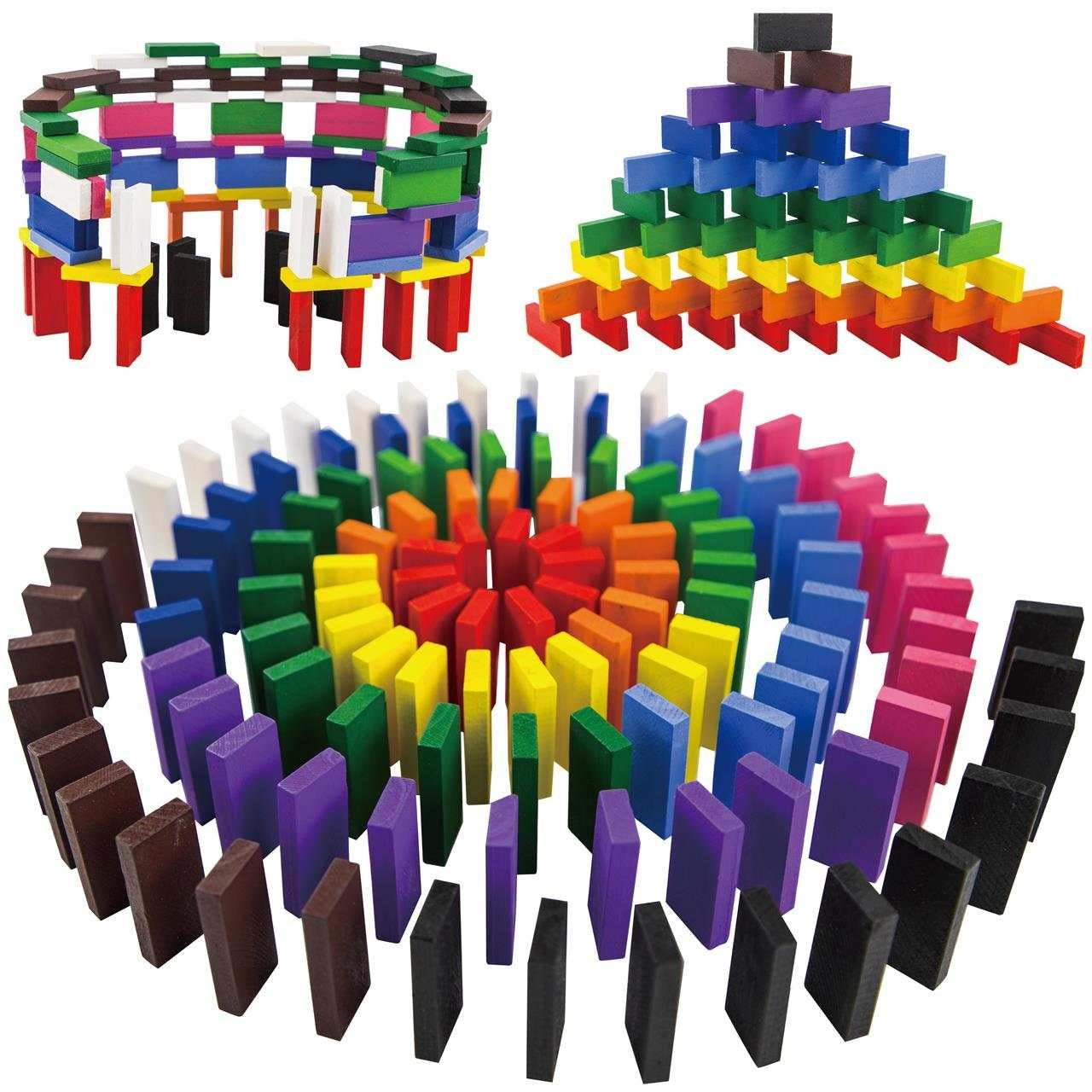 Bulk Wooden Colorful Dominoes - Bulk Packaging